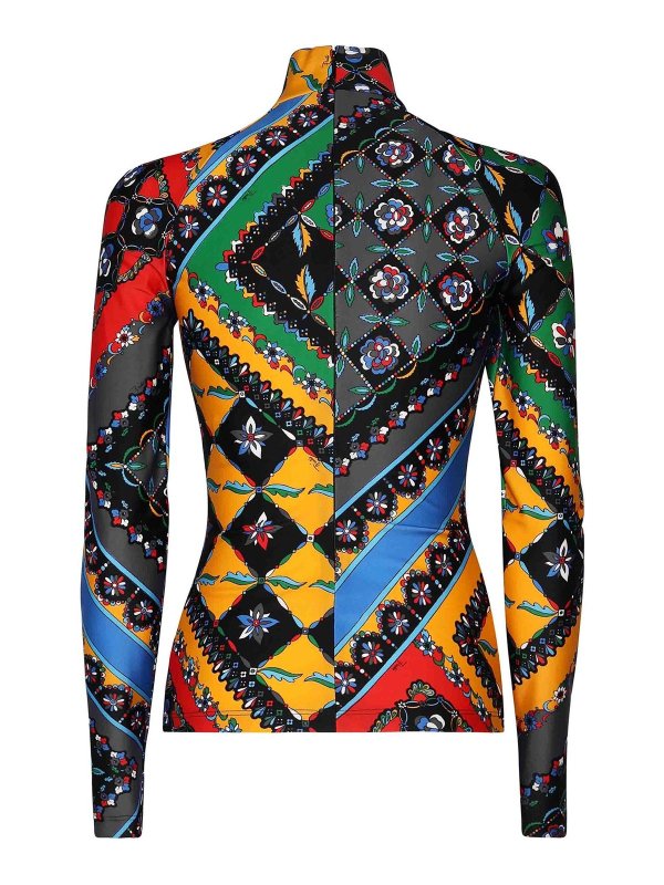 EMILIO PUCCI: クルーネック online - クルーネック - マルチカラー