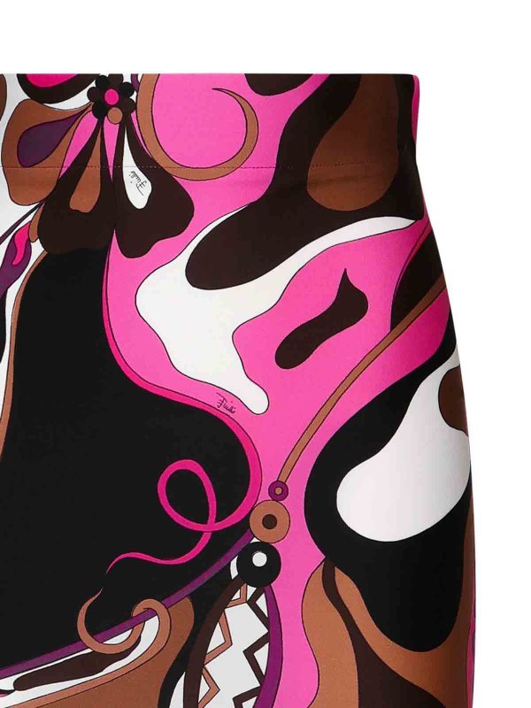 The Best Shops EMILIO PUCCI: gonne al ginocchio  e longuette - Gonna a tubino Orchidee