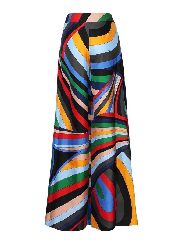 EMILIO PUCCI: pantaloni casual online - Pantaloni in seta Festa