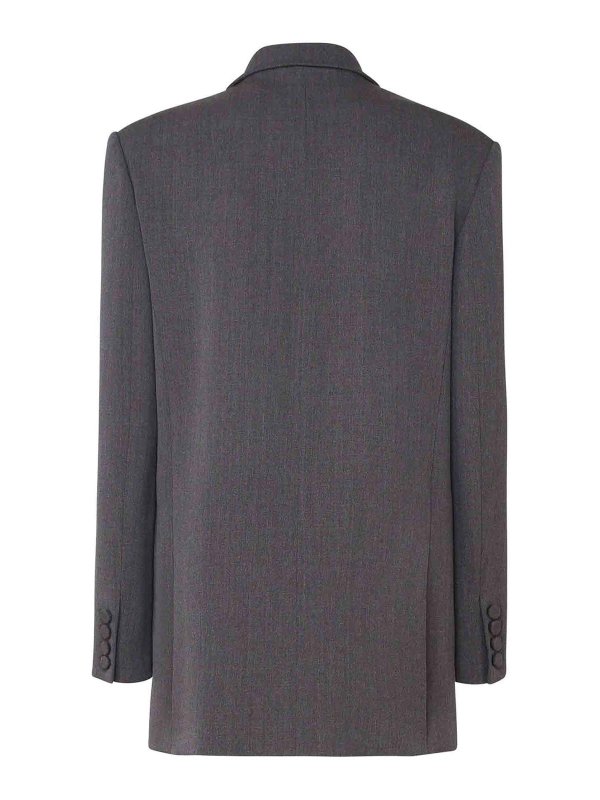 VALENTINO GARAVANI: blazers online - Long Blazer In Virgin Wool