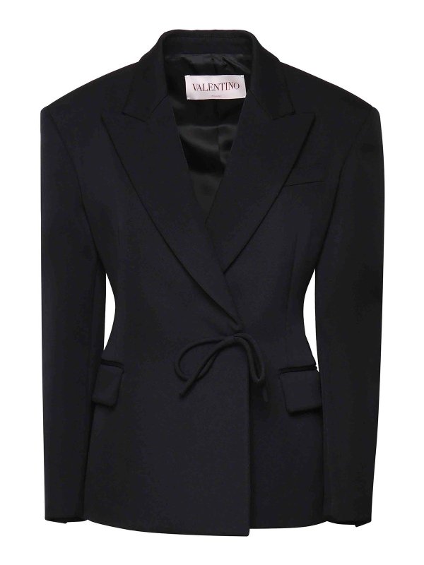 VALENTINO GARAVANI: blazers - Virgin Wool Slim-Waisted Blazer