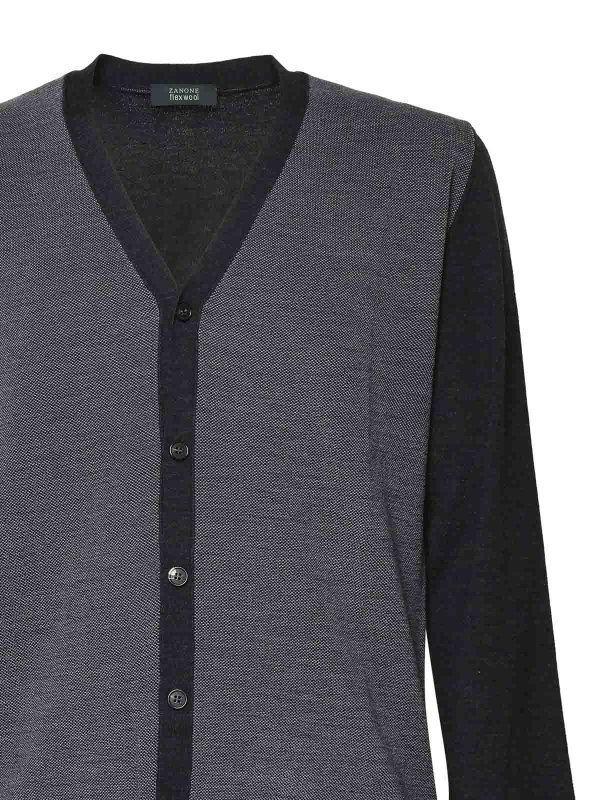 The Best Shops ZANONE: Cardigans - Cardigan - Gris