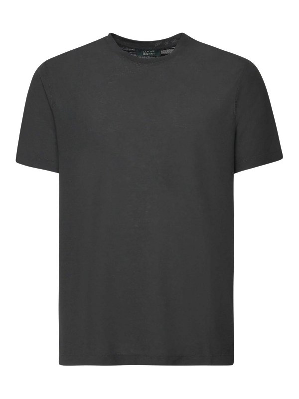 ZANONE: T-shirts - T-Shirt - Gris