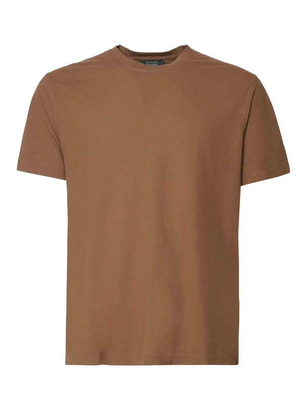 ZANONE: Camisetas - Camiseta - Marrón
