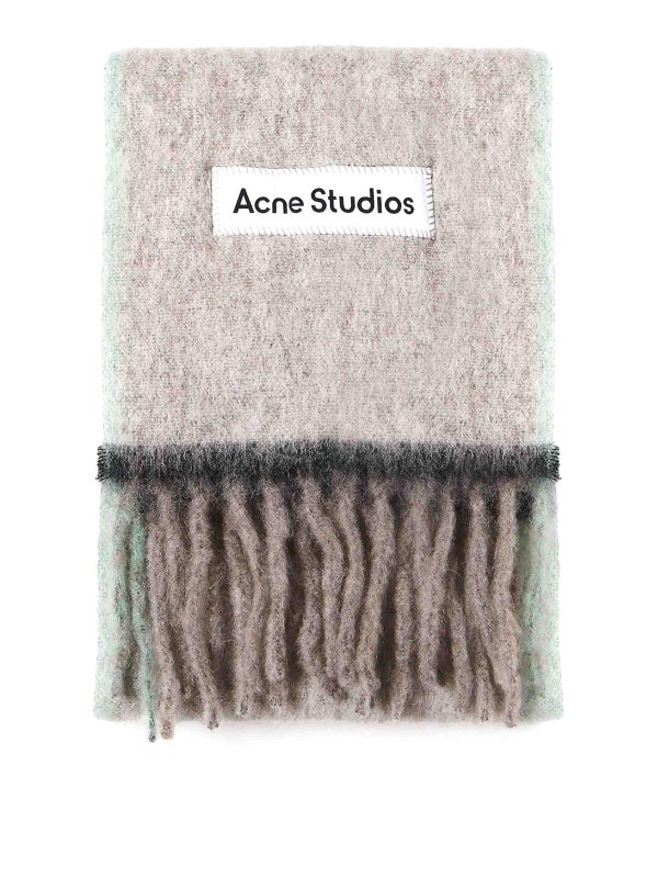 Acne Studios: sciarpe e foulard - Sciarpa in lana mohair