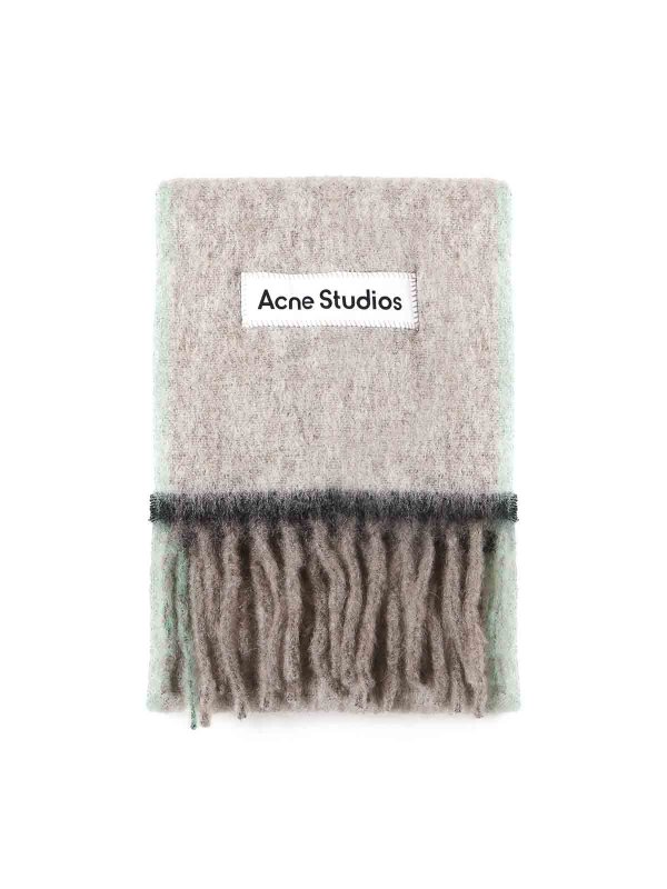 Acne Studios: sciarpe e foulard online - Sciarpa in lana mohair