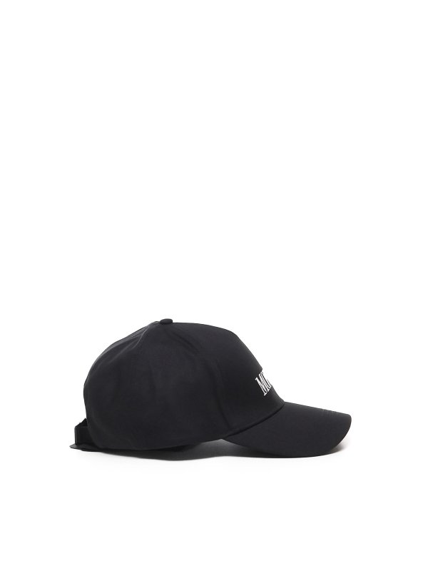 The Best Shops MONCLER: hats & caps - Cotton Hat With Logo Lettering