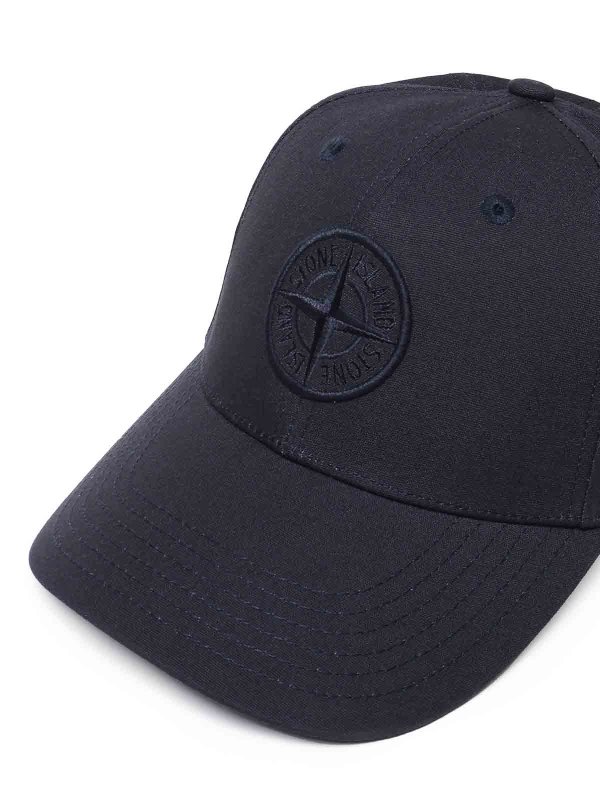 Cappello Da Baseball In Cotone shop online: STONE ISLAND