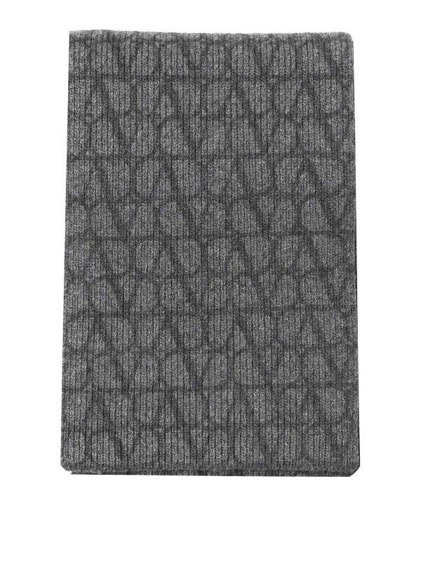 VALENTINO GARAVANI: スカーフ - スカーフ - グレー