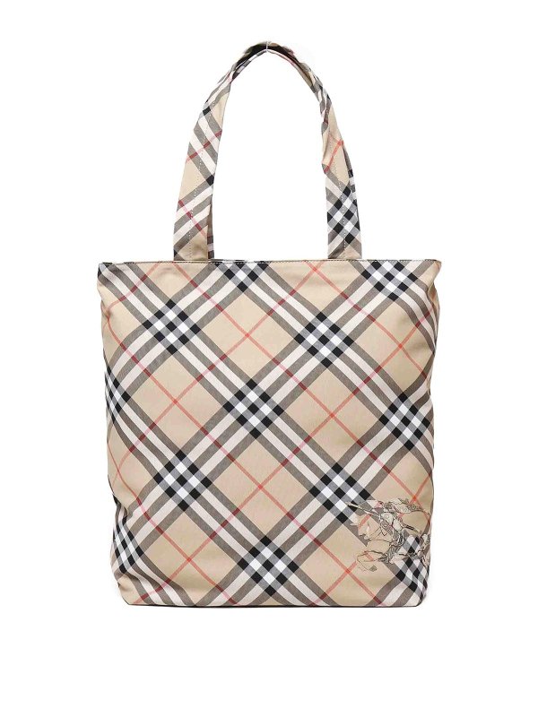 BURBERRY: トートバッグ - トートバッグ - Check