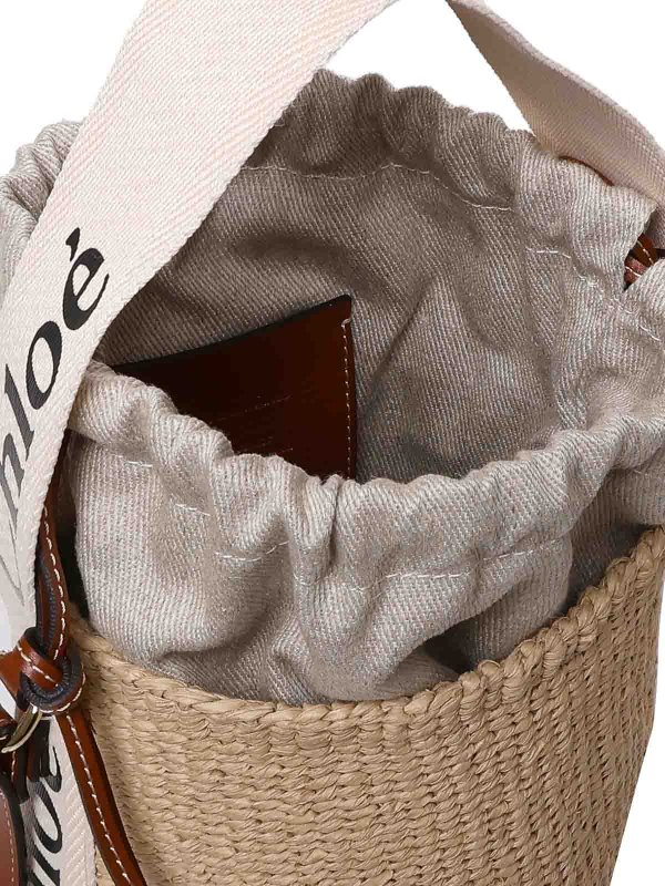 Borsa cestino Woody shop online: CHLOE