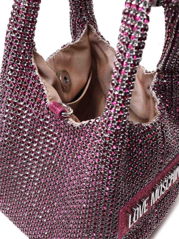 Stone Strass Mini Bag shop online: LOVE MOSCHINO