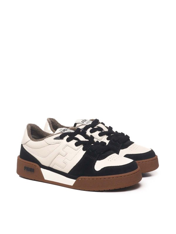 The Best Shops FENDI: trainers - Match Sneakers In Leather With Suede Inserts