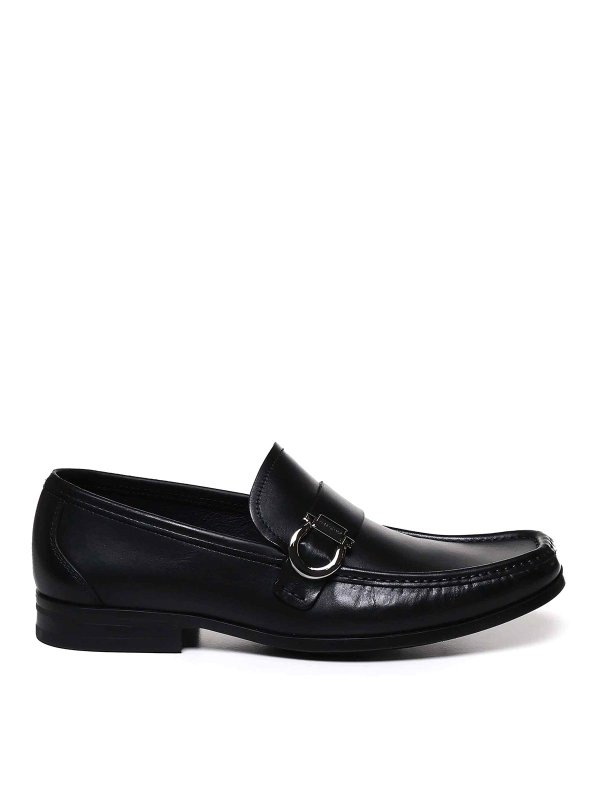 FERRAGAMO: Loafers & Slippers - Gancini Leather Loafers