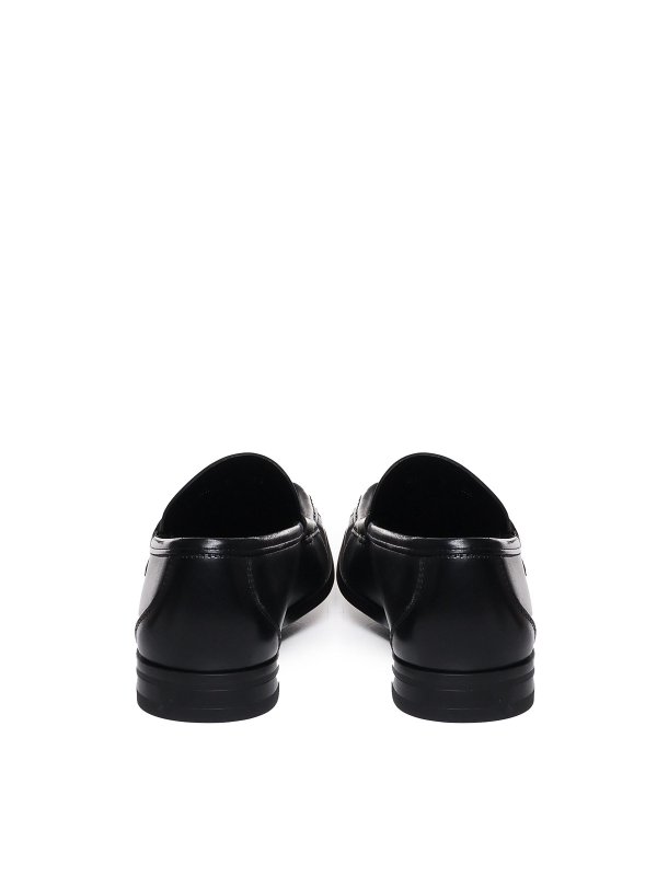 FERRAGAMO: Loafers & Slippers online - Gancini Leather Loafers