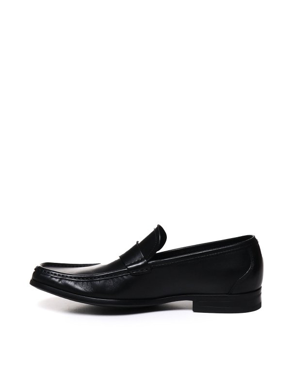 Gancini Leather Loafers shop online: FERRAGAMO