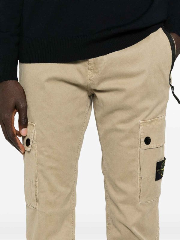 Pantaloni Beige shop online: STONE ISLAND