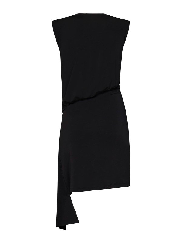 Amen: cocktail dresses online - Short Black Jersey Dress