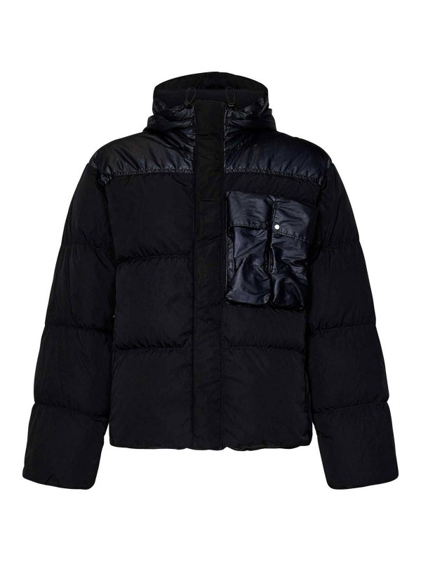 C.P. COMPANY: casual jackets - Blue Eclipse Down Jacket