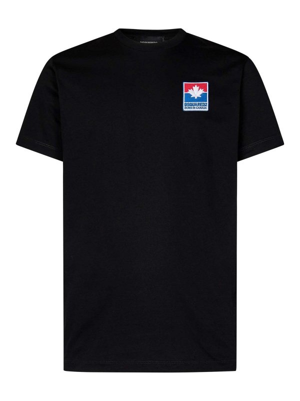 DSQUARED2: T-shirts - T-Shirt - Schwarz