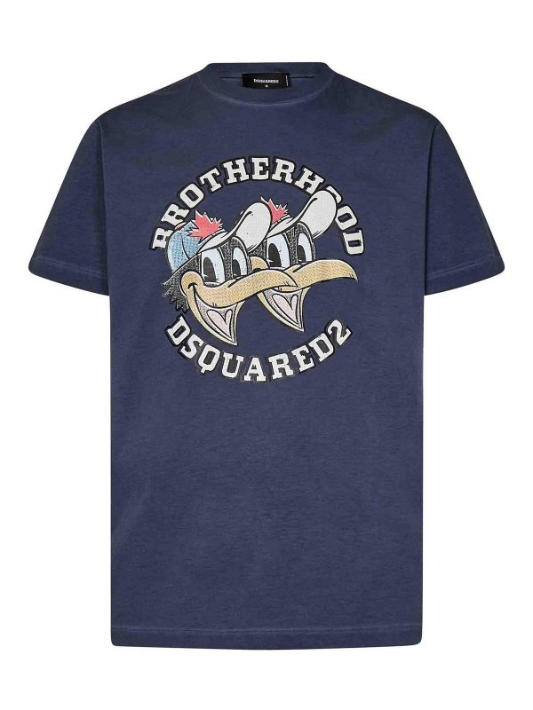 DSQUARED2: Camisetas - Camiseta - Azul