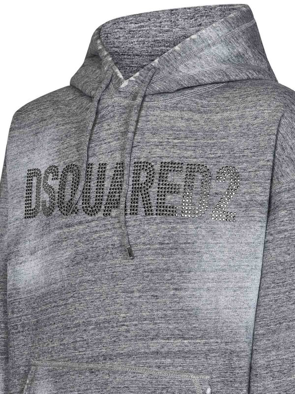 The Best Shops DSQUARED2: Sweatshirts & Pulls - Sweat-Shirts - Gris