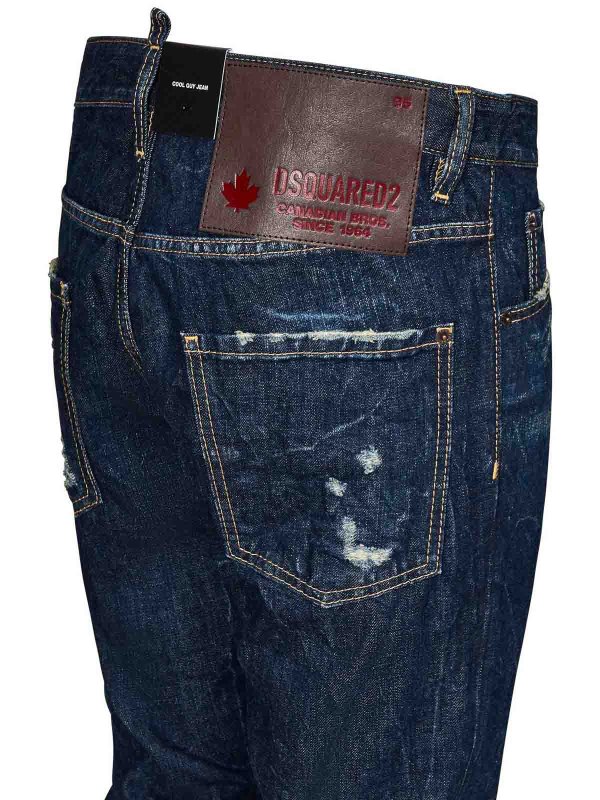 The Best Shops DSQUARED2: Jeans évasés - Jean Bootcut - Bleu