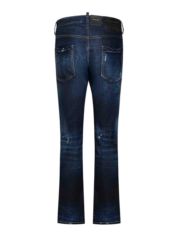 DSQUARED2: bootcut jeans online - Cool Guy Slim Fit Jeans