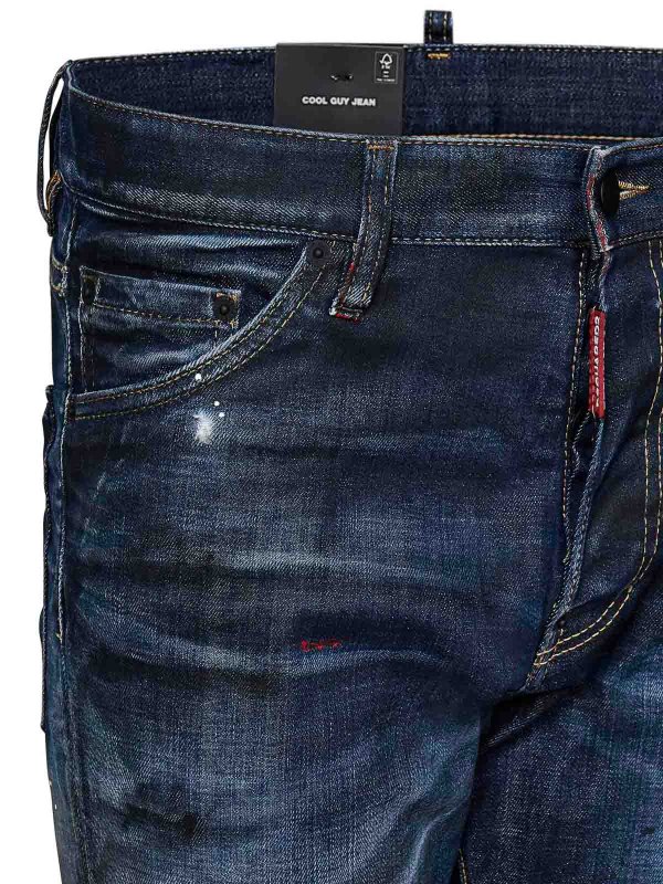 The Best Shops DSQUARED2: bootcut jeans - Cool Guy Slim Fit Jeans