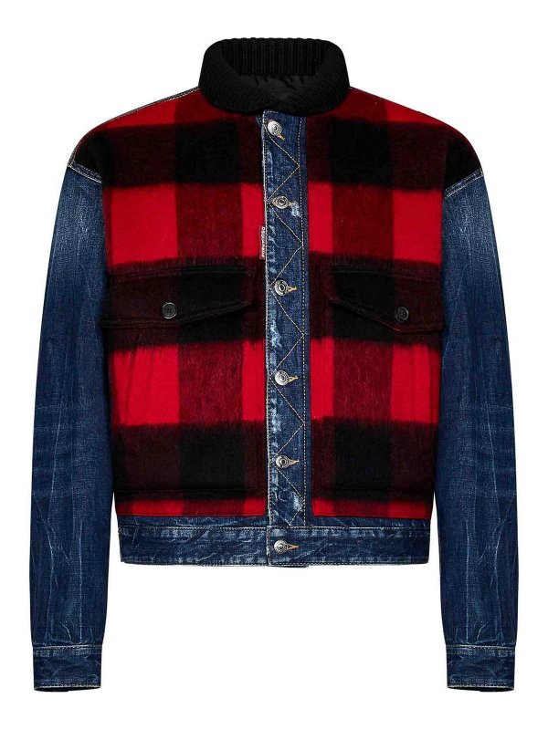 DSQUARED2: デニムジャケット - デニムジャケット - ブルー