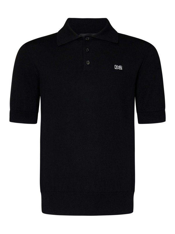 DSQUARED2: polo shirts - Short-Sleeved Polo Shirt