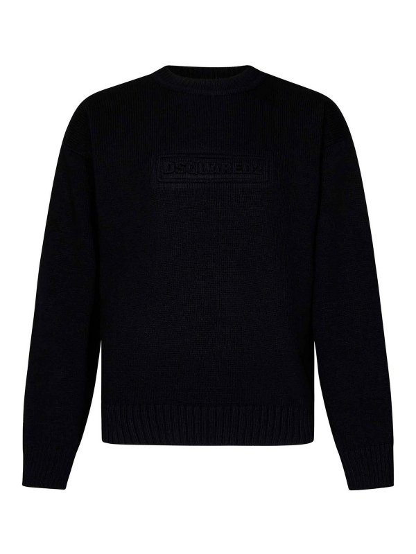 DSQUARED2: crew necks - Crew Neck Sweater