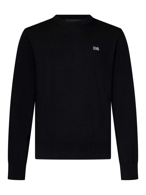 DSQUARED2: crew necks - Crew Neck Sweater