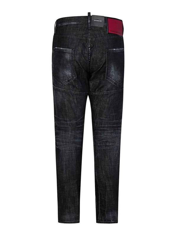 DSQUARED2: jeans bootcut online - Jeans Tidy Biker Slim Fit