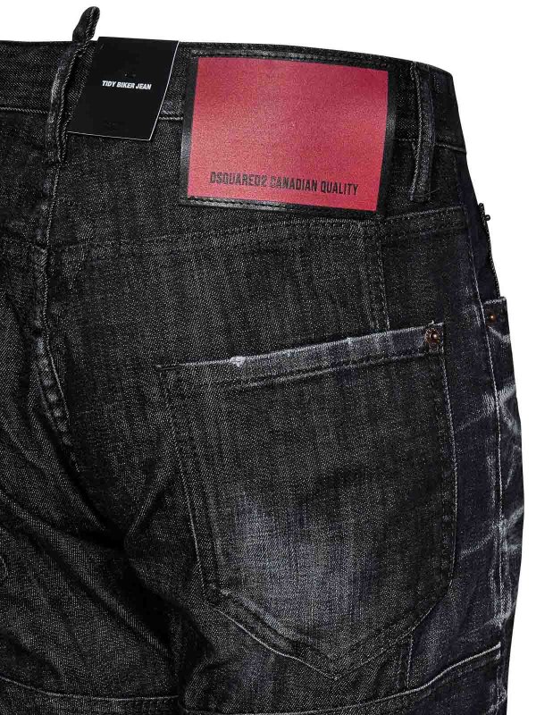 The Best Shops DSQUARED2: jeans bootcut - Jeans Tidy Biker Slim Fit