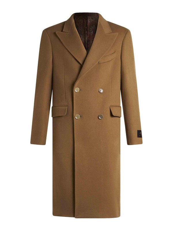 ETRO: short coats - Cashmere Coat