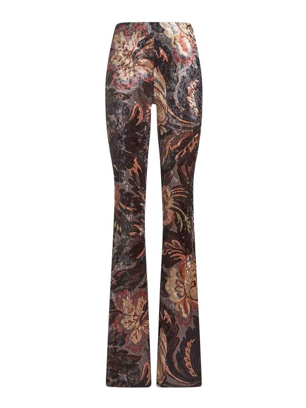 ETRO: Pantalones casual - Pantalón Casual - Gris