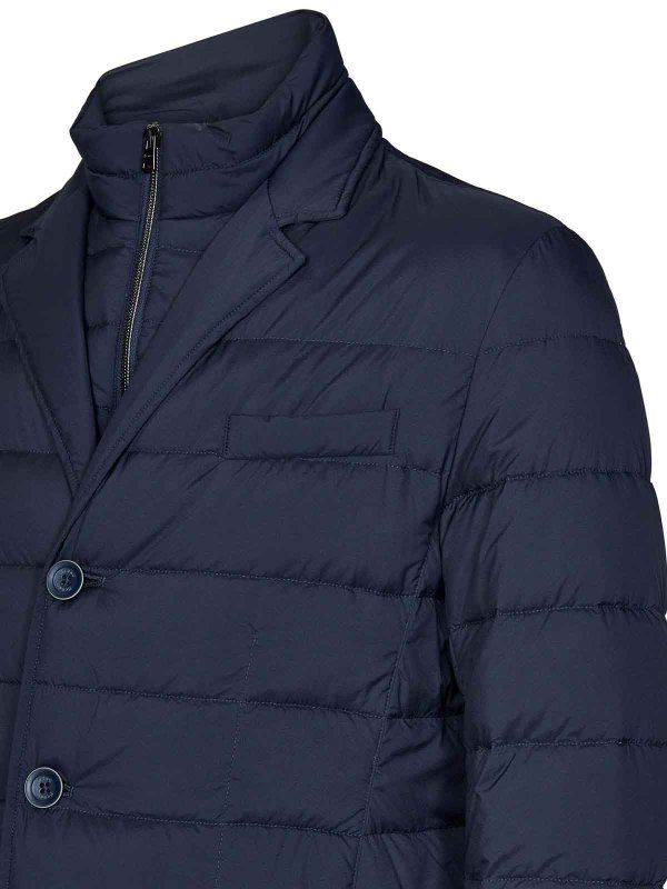 The Best Shops HERNO: ダウン・ハイテクジャケット - ダウンジャケット - ブルー