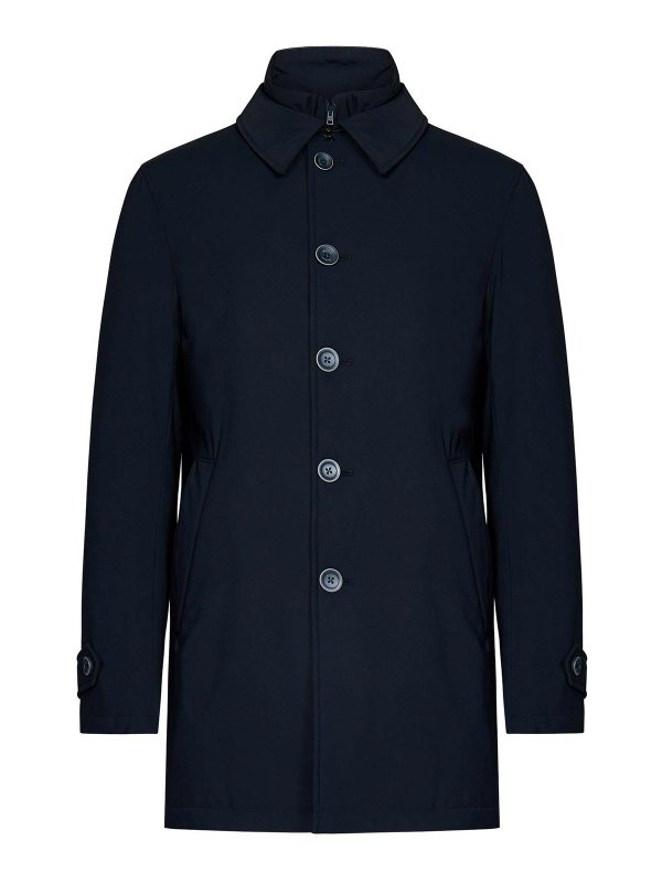 HERNO: Chaquetas y Chaquetones acolchados - Chaqueta Alcochada - Azul