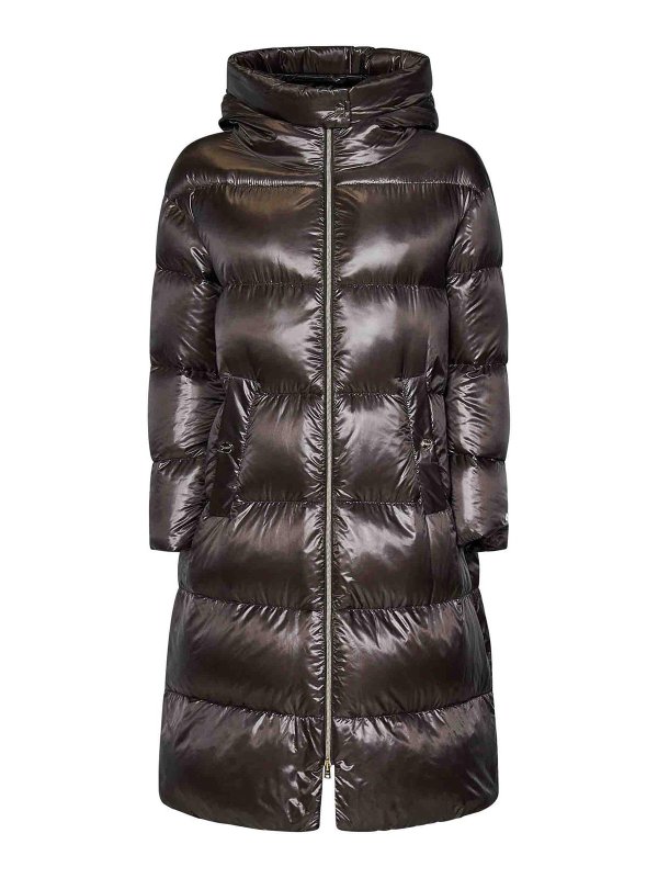 HERNO: casual jackets - Ultralight Nylon Midi Down Jacket