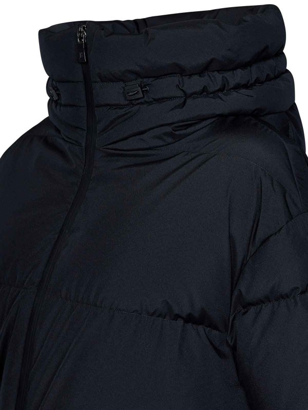 The Best Shops HERNO: padded jackets - Black Quilted Gore-Tex Down Jacket