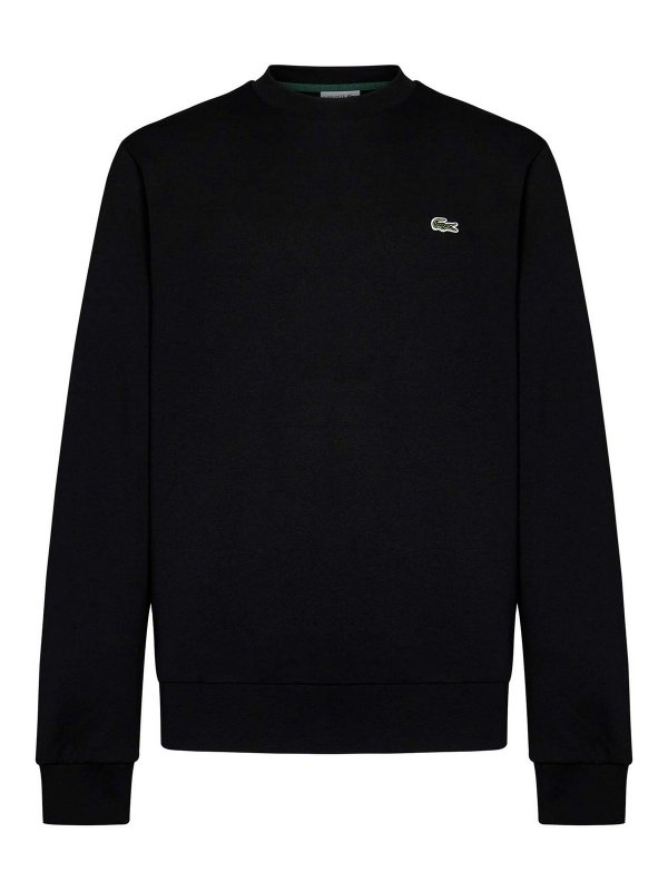 LACOSTE: スウェット＆セーター - スウェットシャツ/セーター - 黒