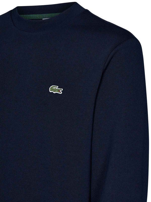 The Best Shops LACOSTE: スウェット＆セーター - スウェットシャツ/セーター - ブルー