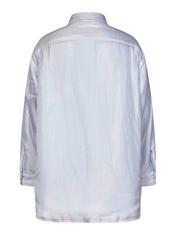 Maison Margiela Oversized Padded Shirt - Blue | S50DT0040M35204001F