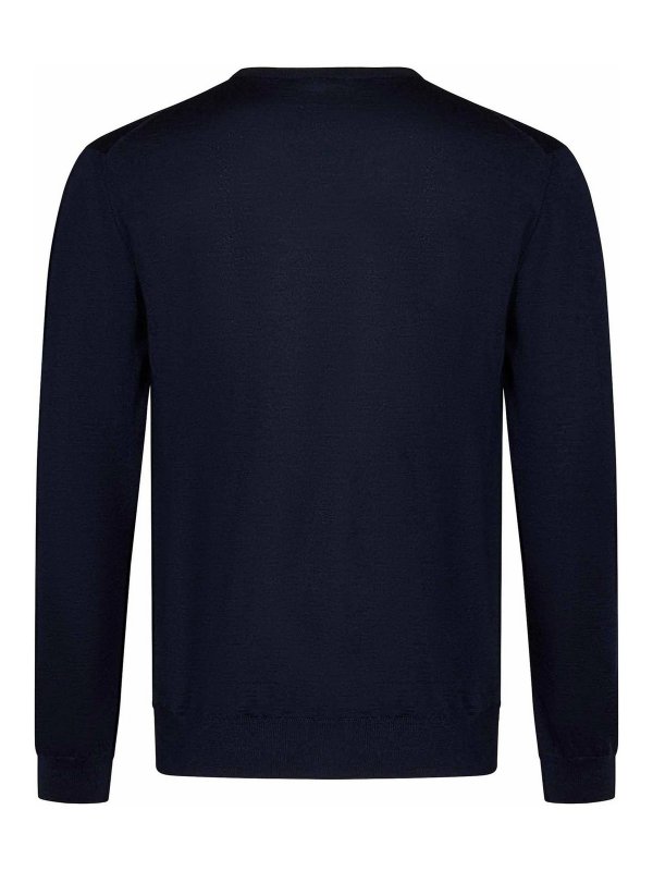 MALO: Suéteres con cuello pico online - Suéter Cuello Redondo - Azul