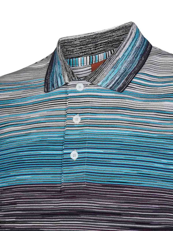 The Best Shops MISSONI: polo - Polo Blu a Maniche Corte