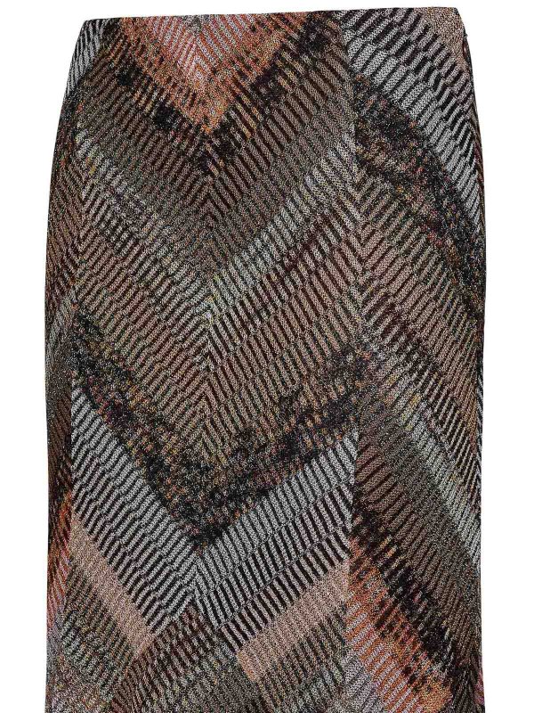 The Best Shops MISSONI: gonne al ginocchio  e longuette - Gonna Midi Svasata