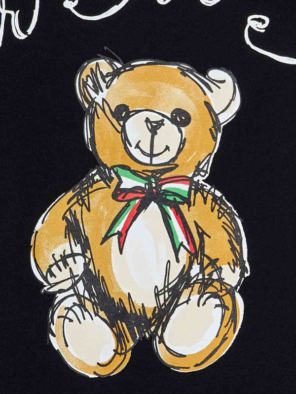 The Best Shops MOSCHINO: t-shirt - T-shirt oversize nera