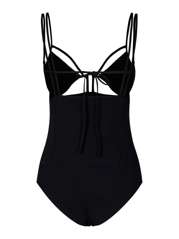 ワンピース水着 NENSI DOJAKA Women One Piece Swimsuits NDSS23SWIM001 BLACK Nensi Dojaka Beachwear and swimwear outfits for Women