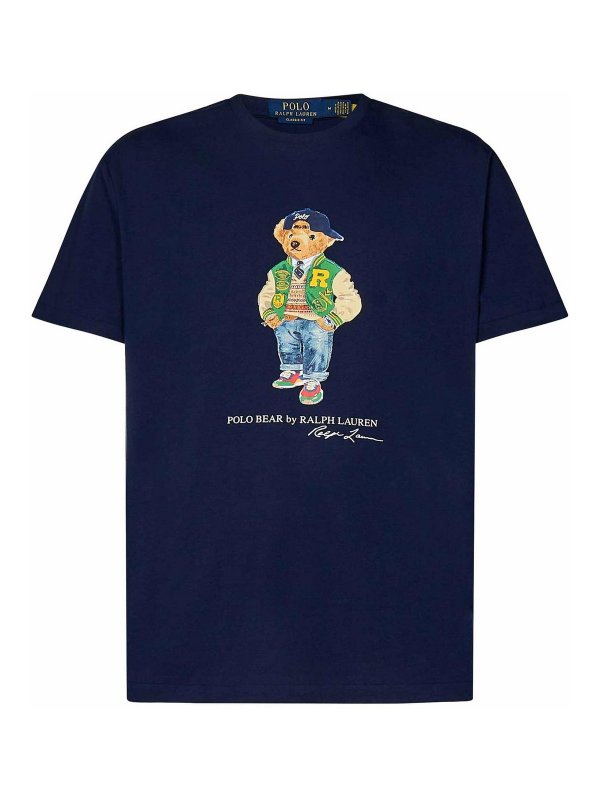 POLO RALPH LAUREN: T-shirts - T-Shirt - Bleu